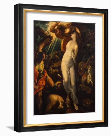 The Martyrdom of Saint Catherine, 1600-Francisco Ribalta-Framed Giclee Print