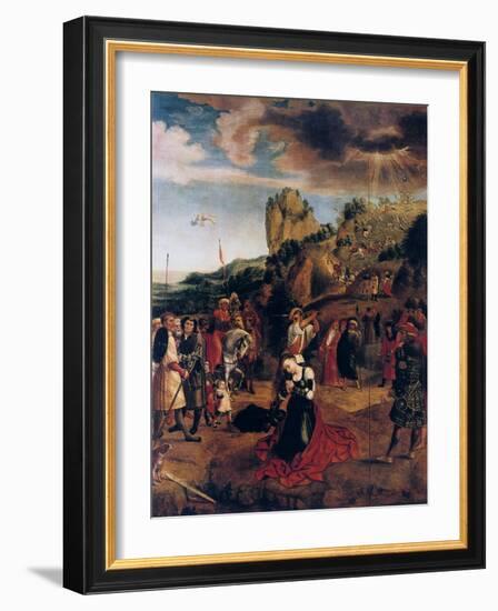 The Martyrdom of Saint Catherine, 16th Century-Bernaert Van Orley-Framed Giclee Print