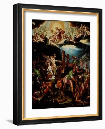 The Martyrdom of Saint Catherine of Alexandria, Mid of the 18th C-Hipólito de Rioja-Framed Giclee Print