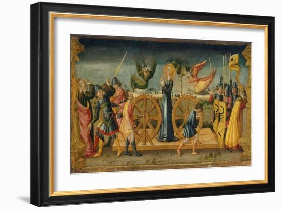 The Martyrdom of Saint Catherine-Neri Di Bicci-Framed Giclee Print