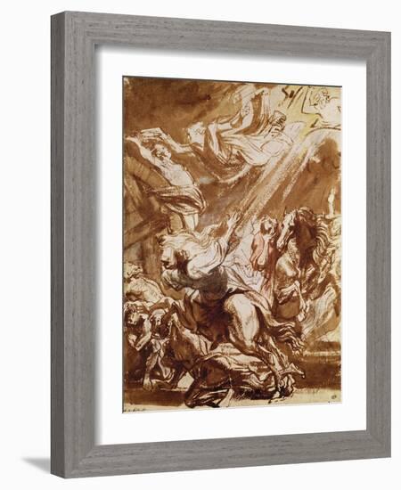 The Martyrdom of Saint Catherine-Sir Anthony Van Dyck-Framed Giclee Print