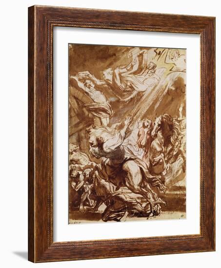 The Martyrdom of Saint Catherine-Sir Anthony Van Dyck-Framed Giclee Print