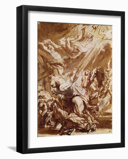 The Martyrdom of Saint Catherine-Sir Anthony Van Dyck-Framed Giclee Print