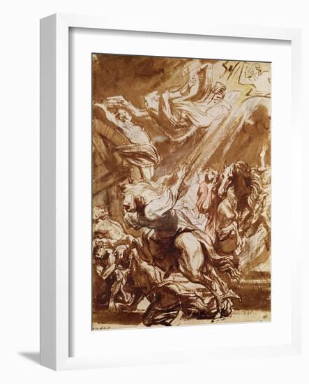 The Martyrdom of Saint Catherine-Sir Anthony Van Dyck-Framed Giclee Print