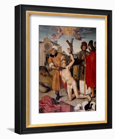 The Martyrdom of Saint Cucuphas-Aine Bru-Framed Giclee Print