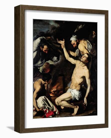 The Martyrdom of Saint Lawrence-Jusepe de Ribera-Framed Giclee Print