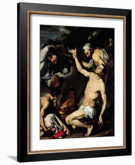 The Martyrdom of Saint Lawrence-Jusepe de Ribera-Framed Giclee Print