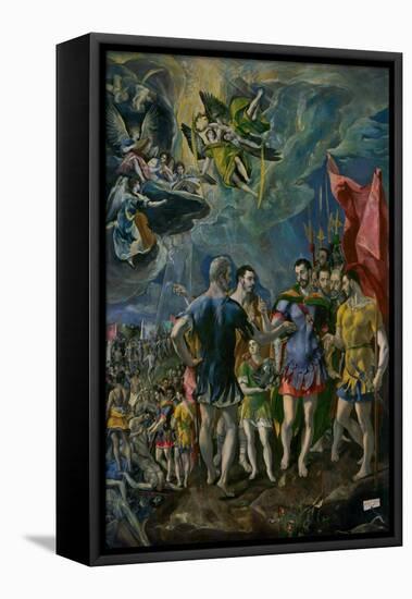 The Martyrdom of Saint Mauritius, 1580-1582-El Greco-Framed Premier Image Canvas