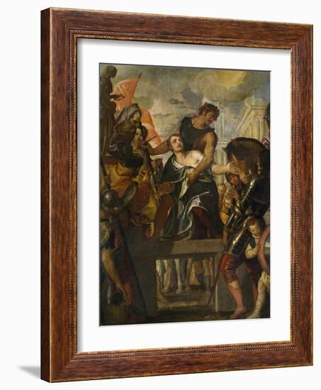 The Martyrdom of Saint Menas-Paolo Veronese-Framed Giclee Print