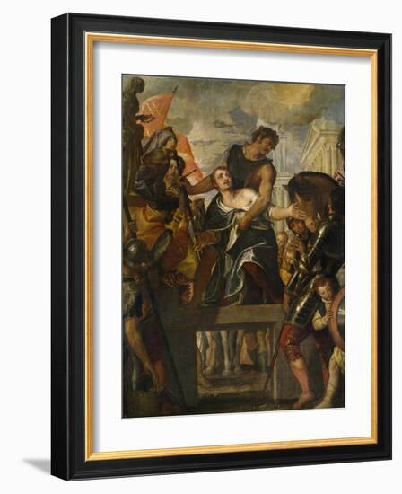 The Martyrdom of Saint Menas-Paolo Veronese-Framed Giclee Print