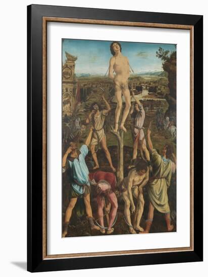 The Martyrdom of Saint Sebastian, 1475-Antonio Pollaiuolo-Framed Giclee Print