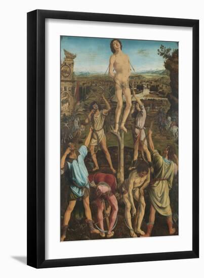 The Martyrdom of Saint Sebastian, 1475-Antonio Pollaiuolo-Framed Giclee Print