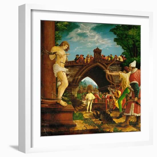 The Martyrdom of Saint Sebastian, from the Saint Sebastian Altar, 1518-Albrecht Altdorfer-Framed Giclee Print