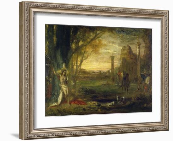 The Martyrdom of Saint Sebastian-Gustave Moreau-Framed Giclee Print