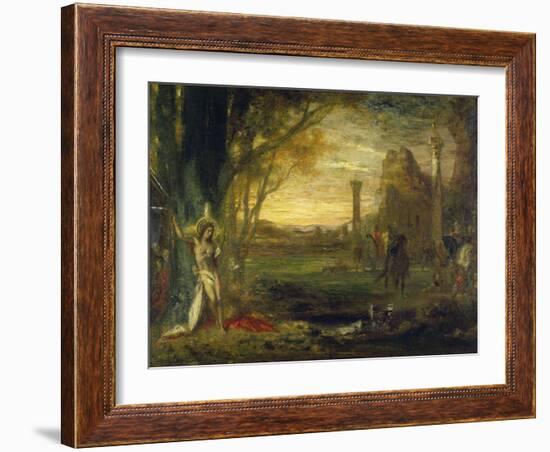 The Martyrdom of Saint Sebastian-Gustave Moreau-Framed Giclee Print