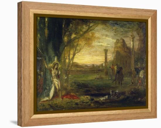 The Martyrdom of Saint Sebastian-Gustave Moreau-Framed Premier Image Canvas