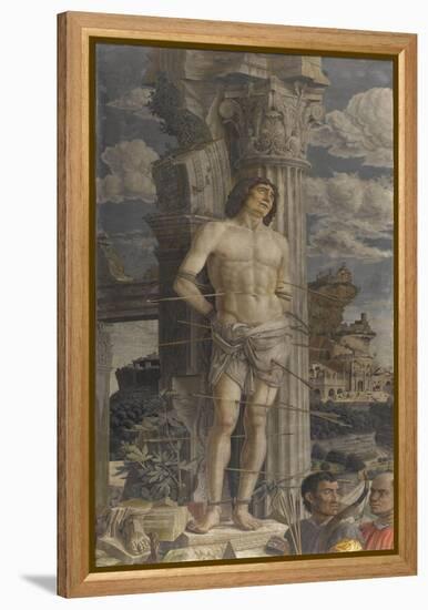 The Martyrdom of Saint Sebastian-Andrea Mantegna-Framed Premier Image Canvas