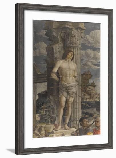 The Martyrdom of Saint Sebastian-Andrea Mantegna-Framed Giclee Print