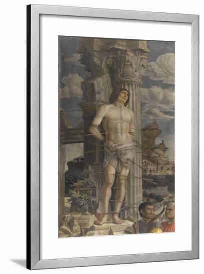 The Martyrdom of Saint Sebastian-Andrea Mantegna-Framed Giclee Print