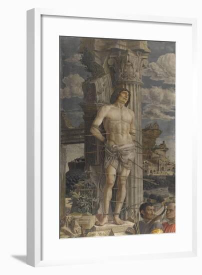 The Martyrdom of Saint Sebastian-Andrea Mantegna-Framed Giclee Print