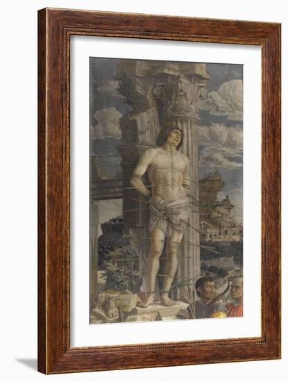 The Martyrdom of Saint Sebastian-Andrea Mantegna-Framed Giclee Print