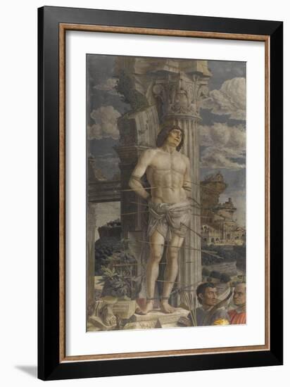 The Martyrdom of Saint Sebastian-Andrea Mantegna-Framed Giclee Print