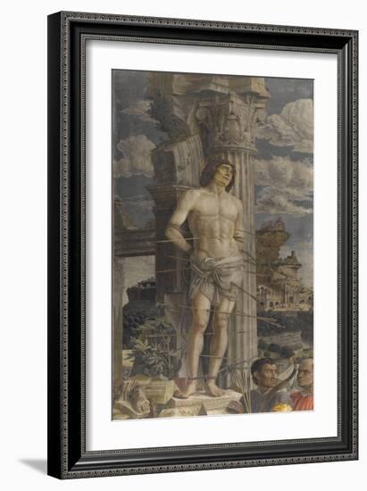 The Martyrdom of Saint Sebastian-Andrea Mantegna-Framed Giclee Print
