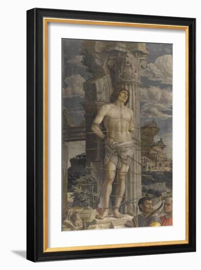 The Martyrdom of Saint Sebastian-Andrea Mantegna-Framed Giclee Print