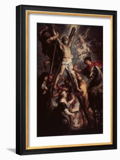 The Martyrdom of St. Andrew, 1637-Peter Paul Rubens-Framed Giclee Print