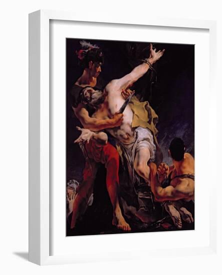 The Martyrdom of St. Bartholomew, 1722-Giovanni Battista Tiepolo-Framed Giclee Print