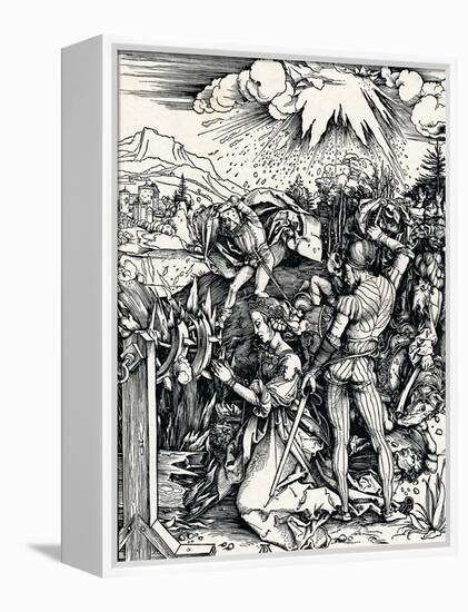 The Martyrdom of St Catherine, 1497-Albrecht Dürer-Framed Premier Image Canvas