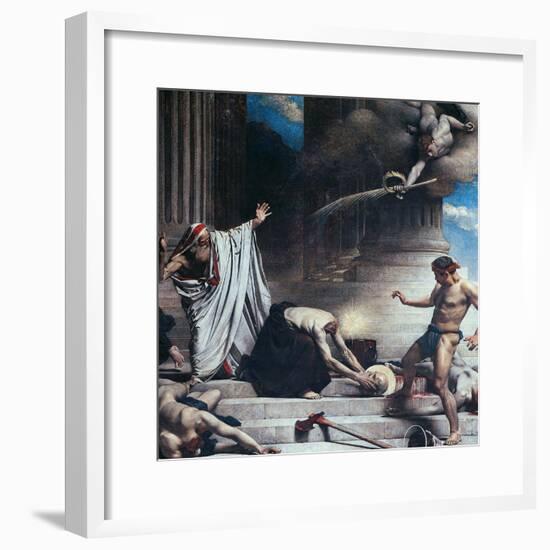 The Martyrdom of St. Denis-Leon Joseph Florentin Bonnat-Framed Giclee Print