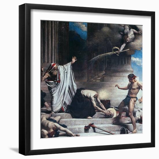 The Martyrdom of St. Denis-Leon Joseph Florentin Bonnat-Framed Giclee Print