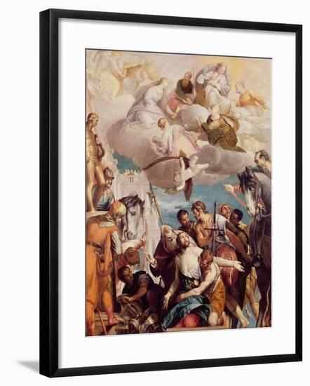 The Martyrdom of St. George-Paolo Veronese-Framed Giclee Print