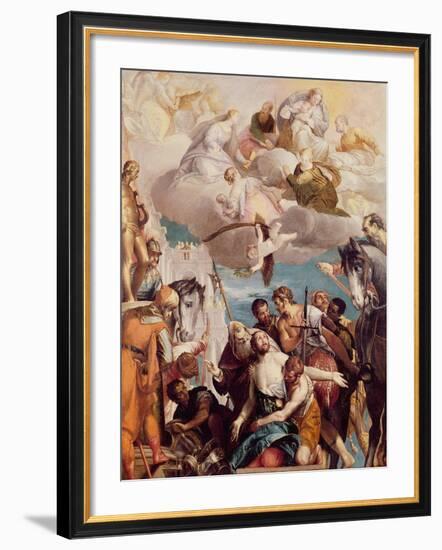 The Martyrdom of St. George-Paolo Veronese-Framed Giclee Print