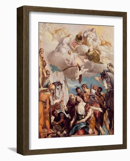 The Martyrdom of St. George-Paolo Veronese-Framed Giclee Print