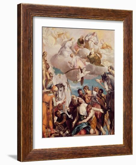 The Martyrdom of St. George-Paolo Veronese-Framed Giclee Print