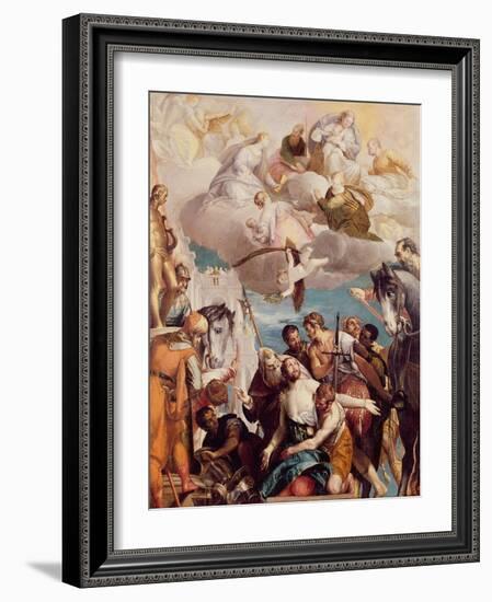 The Martyrdom of St. George-Paolo Veronese-Framed Giclee Print