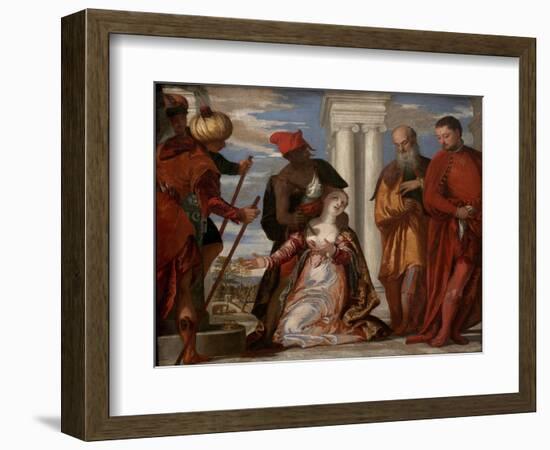 The Martyrdom of St. Justine, c.1555-Veronese-Framed Giclee Print