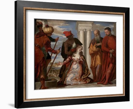 The Martyrdom of St. Justine, c.1555-Veronese-Framed Giclee Print