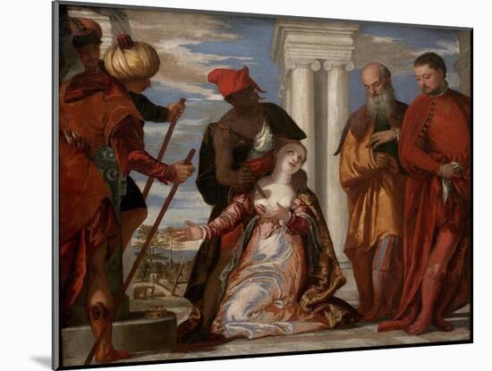 The Martyrdom of St. Justine, c.1555-Veronese-Mounted Giclee Print