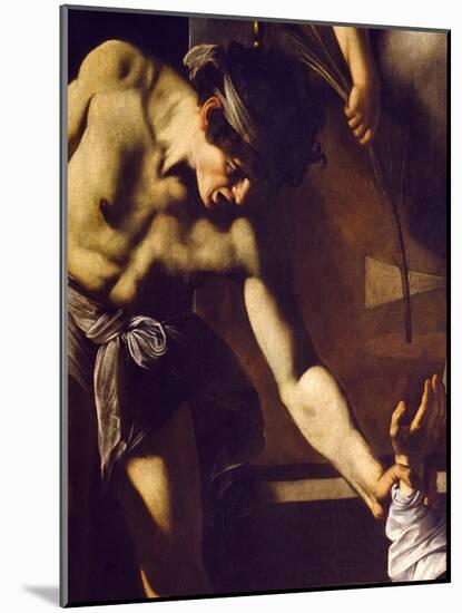 The Martyrdom of St. Matthew, Detail, 1599-1600 (Oil on Canvas)-Michelangelo Merisi da Caravaggio-Mounted Giclee Print