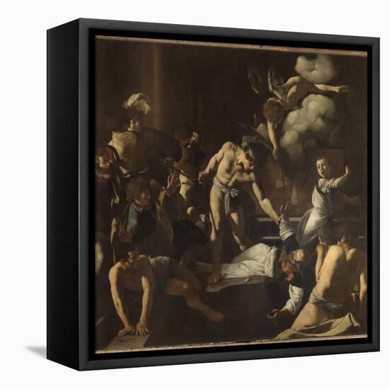 The Martyrdom of St. Matthew-Caravaggio-Framed Premier Image Canvas