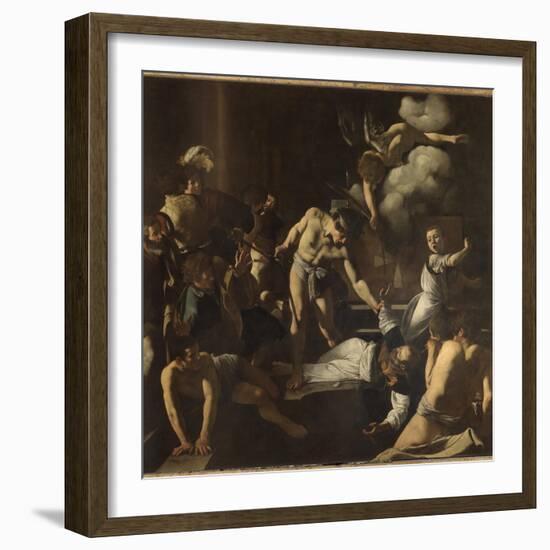 The Martyrdom of St. Matthew-Caravaggio-Framed Giclee Print