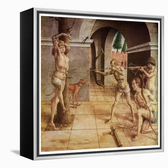 The Martyrdom of St Sebastian, 15th Century-Carlo Crivelli-Framed Premier Image Canvas