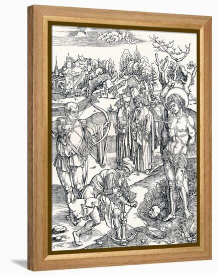 The Martyrdom of St Sebastian, C1495-Albrecht Dürer-Framed Premier Image Canvas