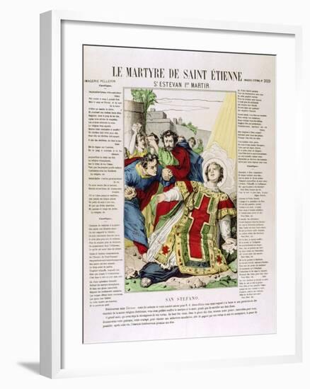 The Martyrdom of St Stephen, C36-null-Framed Giclee Print