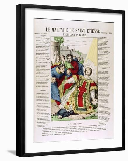 The Martyrdom of St Stephen, C36-null-Framed Giclee Print