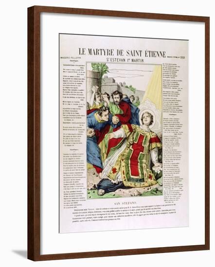 The Martyrdom of St Stephen, C36-null-Framed Giclee Print