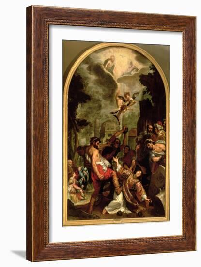 The Martyrdom of St. Stephen-Ludovico Cardi Cigoli-Framed Giclee Print